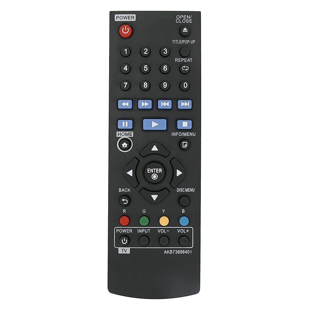 AKB73735801 AKB73896401 Remote Replacement for LG Blu-Ray Disc Player BP330 BP530 BP540
