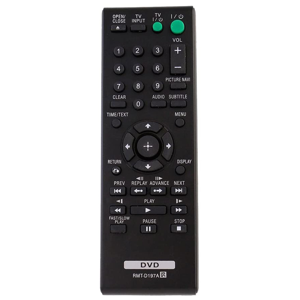 RMT-D197A Remote Replacement for Sony DVD Player DVP-SR210