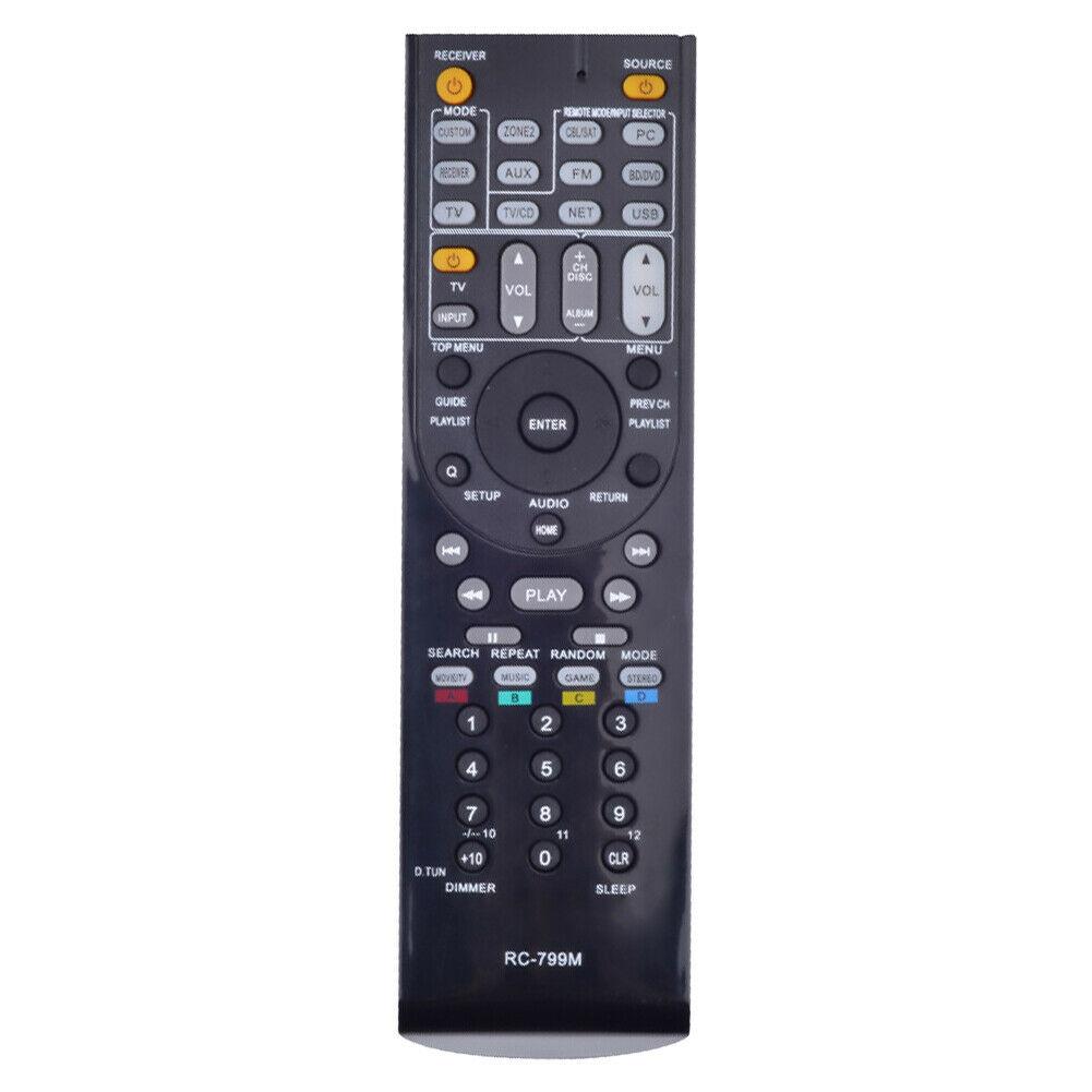 RC-799M Replacement Remote for Onkyo AV Receiver RC-712M TX-NR616