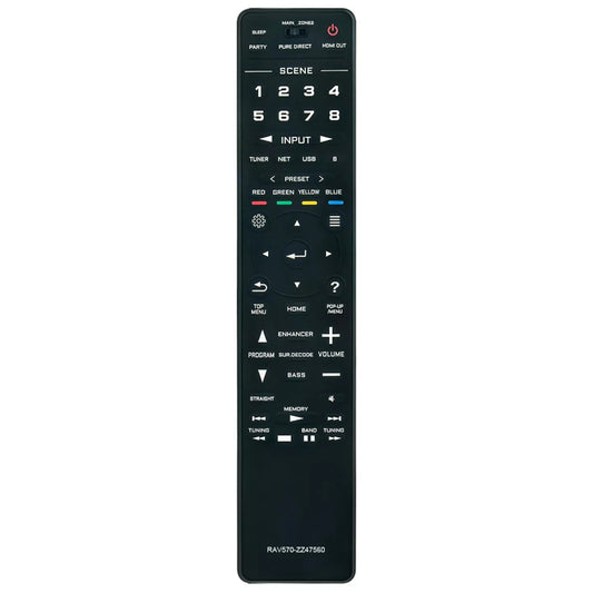 RAV570 ZZ47560 Remote Control Replacement for Yamaha AV Receiver RX-V685BL