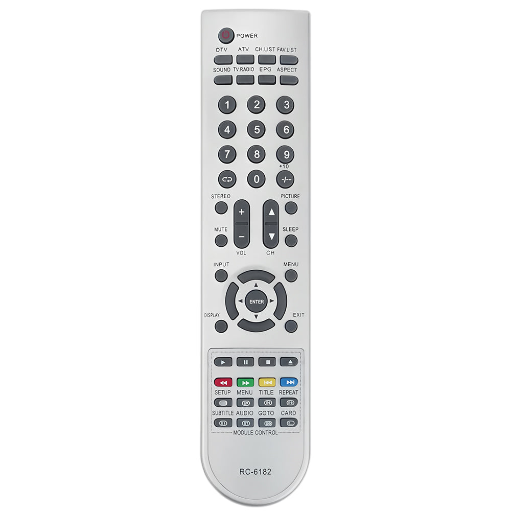 RC6182 RC-6182 Remote Control Replacement for TEAC LCD TV LCDV1955HD