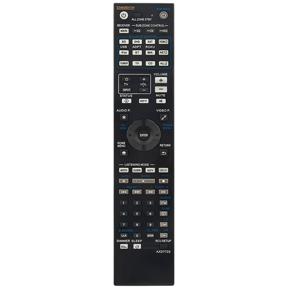 AXD7723 AXD7725 Remote Control Replacement for Pioneer Home Theater Receiver