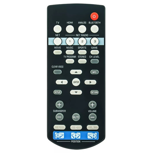 FSR86 ZP80780 Remote Control Replacement for Yamaha Soundbar YSP1600