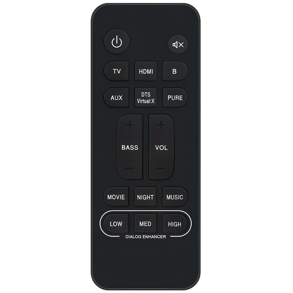 RC-1251 Remote Control Replacement for Denon Soundbar DHT-S217 DHT-S218