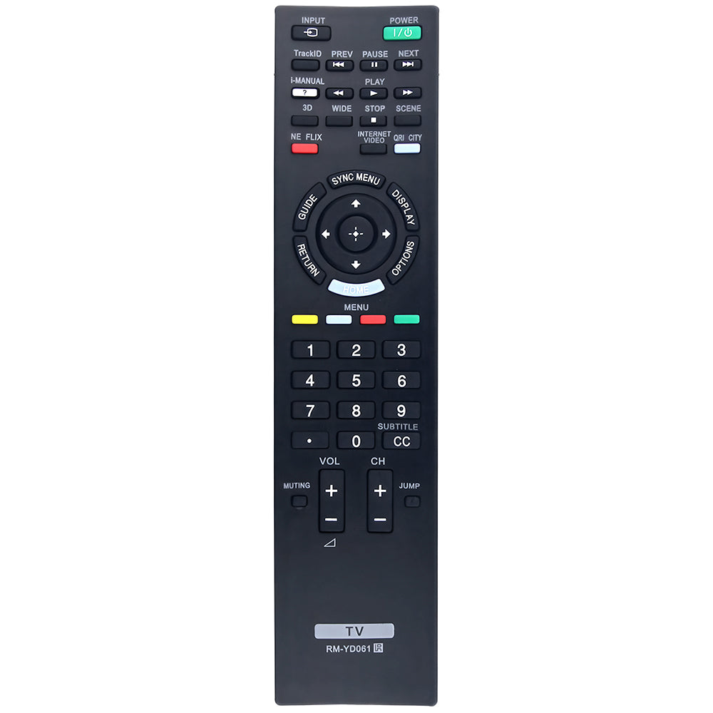 RM-YD061 Remote Control Replacement for Sony TV KDL-55EX505 KDL-55EX620