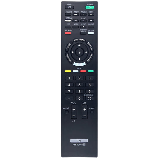 RM-YD061 Remote Control Replacement for Sony TV KDL-55EX505 KDL-55EX620