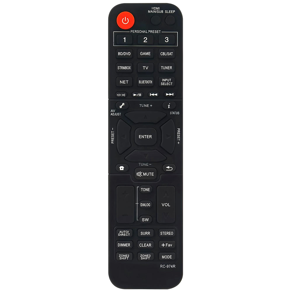 RC-971R RC-974R Remote Control Replacement for Pioneer AV Receiver VSX-935