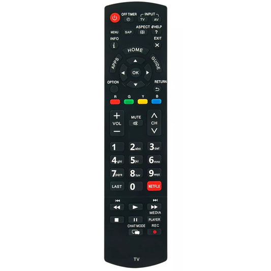 N2QAYB000942 Remote Control Replacement for Panasonic TV N2QAYB001008