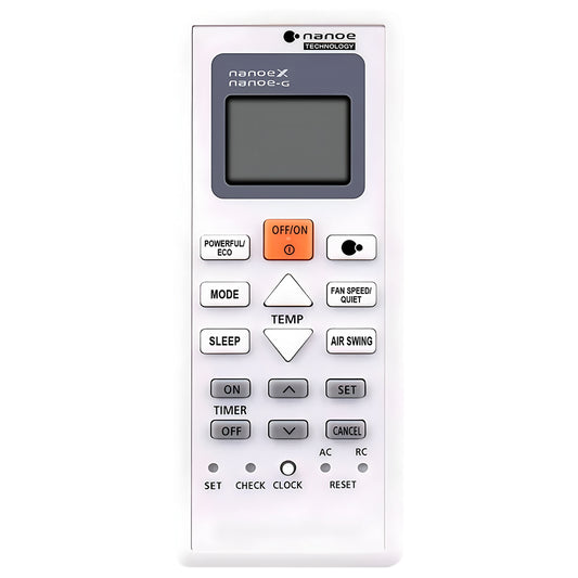A75C07360 Remote Control Replacement for Panasonic Air Conditioner A75C04239