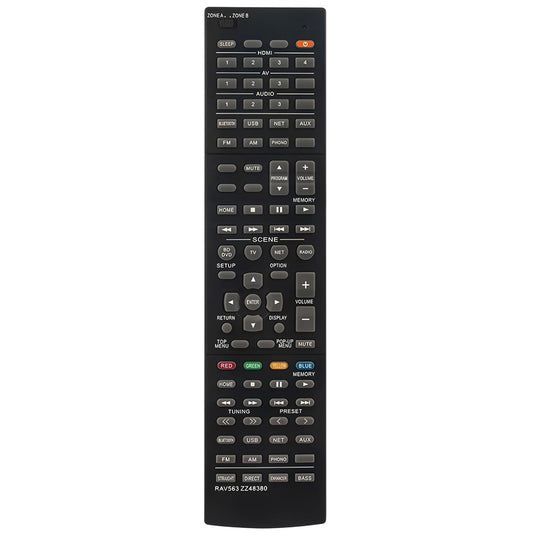 RAV563 ZZ48380 Remote Control Replacement for Yamaha AV Receiver RX-A680