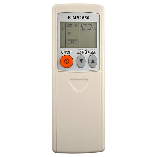 K-MB1550 Remote Control Replacement for Mitsubishi Air Conditioner MSD-09NV