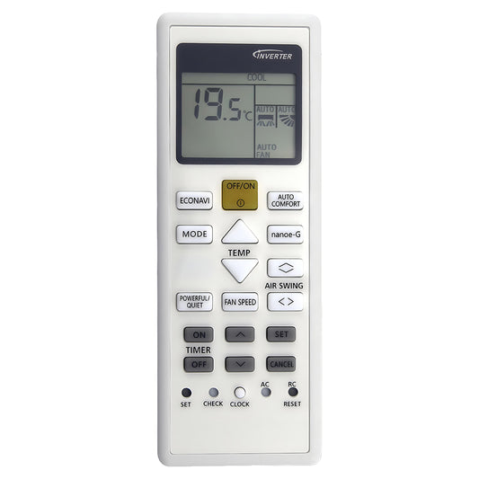 A75C12650 Remote Control Replacement for Panasonic Air Conditioner