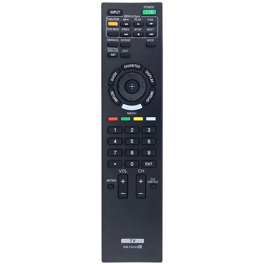 RM-YD049 Remote Control Replacement for Sony TV KDL-32EX707 KDL-32BX305