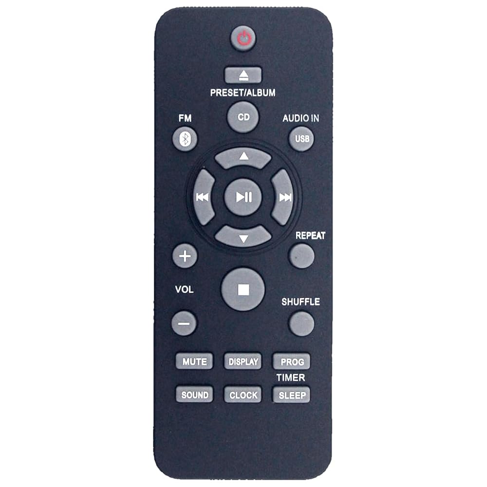 BTM2280 Remote Control Replacement for Philips Micro Music Stereo System