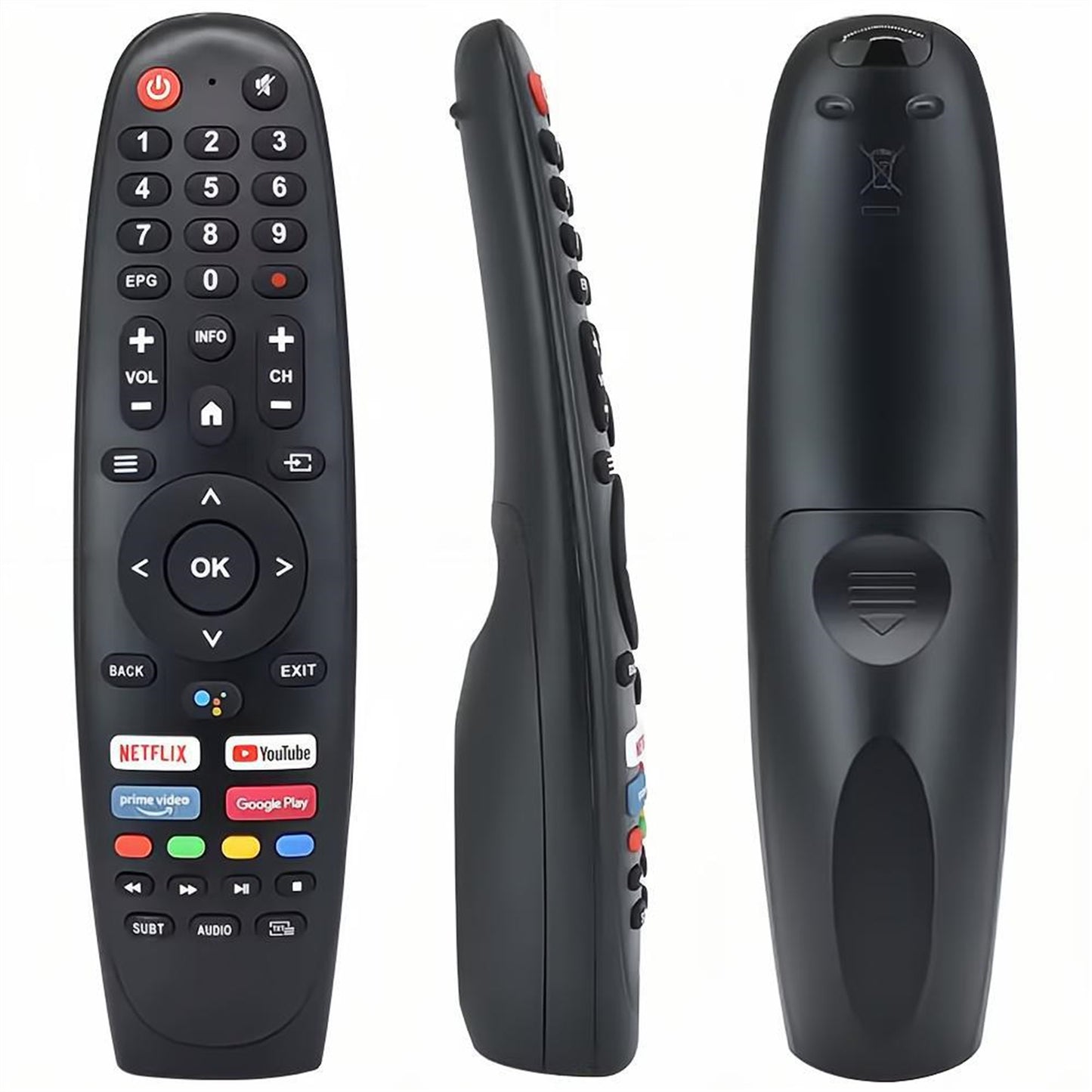 RM-C3408E Voice Remote Control Replacement for JVC Smart Bluetooth TV LT-32N3135A