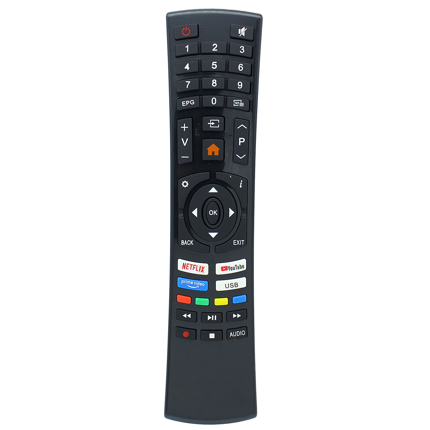 Remote Control Replacement for Smart Tech TV SMT2419DHV1T1B1 SMT65E1MUV2M1B1