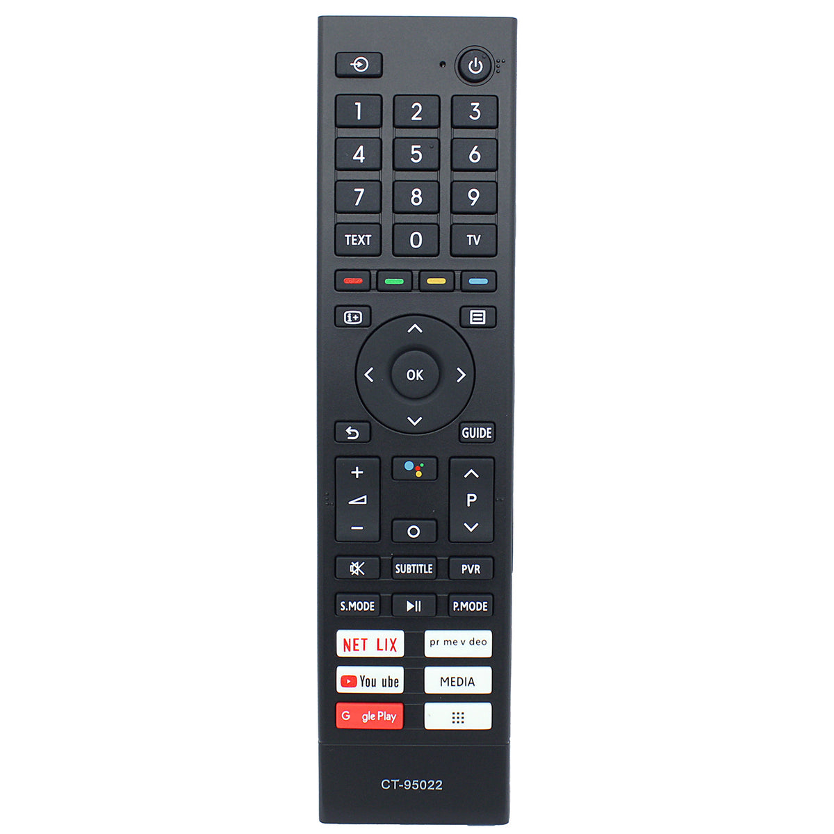 CT-95022 IR Remote Control Replacement for Toshiba TV 43E350KP 50C350KP