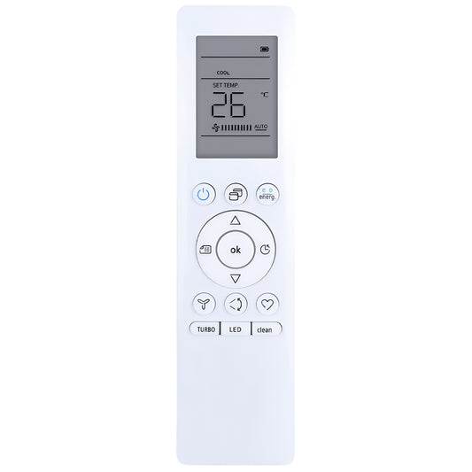 RG10A3(B)/BGEF Remote Control Replacement for Midea Carrier SystemAir Air Conditioner