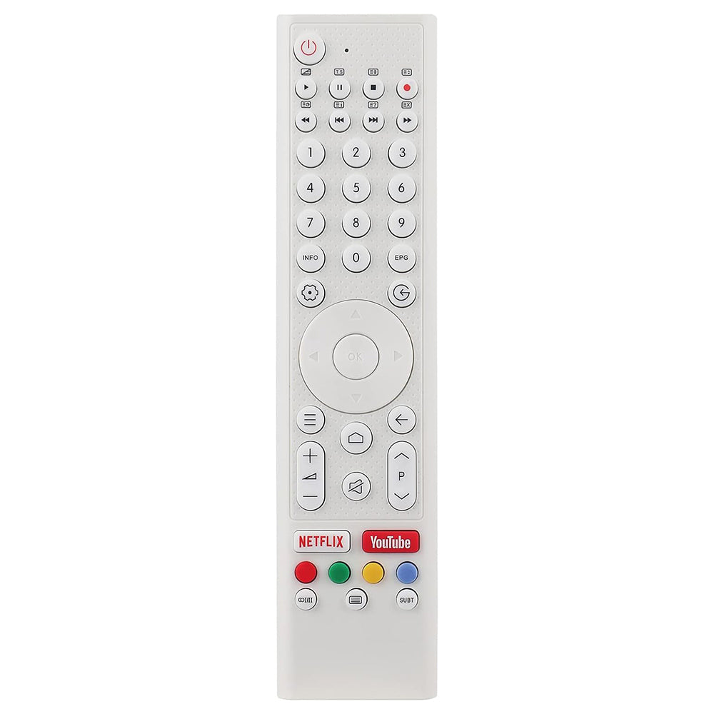 IR Remote Control Replacement for CHIQ 4K UHD Smart Adroid TV U50H10 U55H10 U58H10