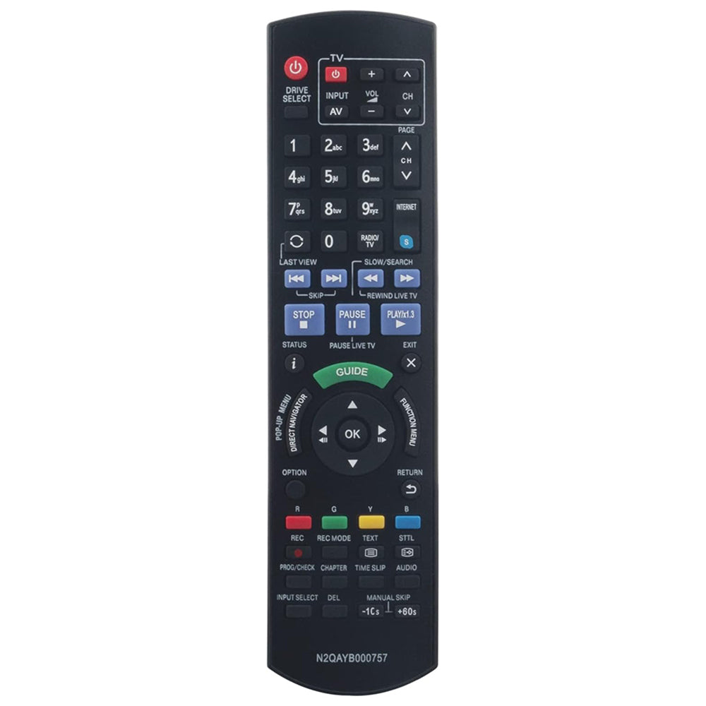 N2QAYB000757 Remote Control Replacement for Panasonic Blu-ray Player