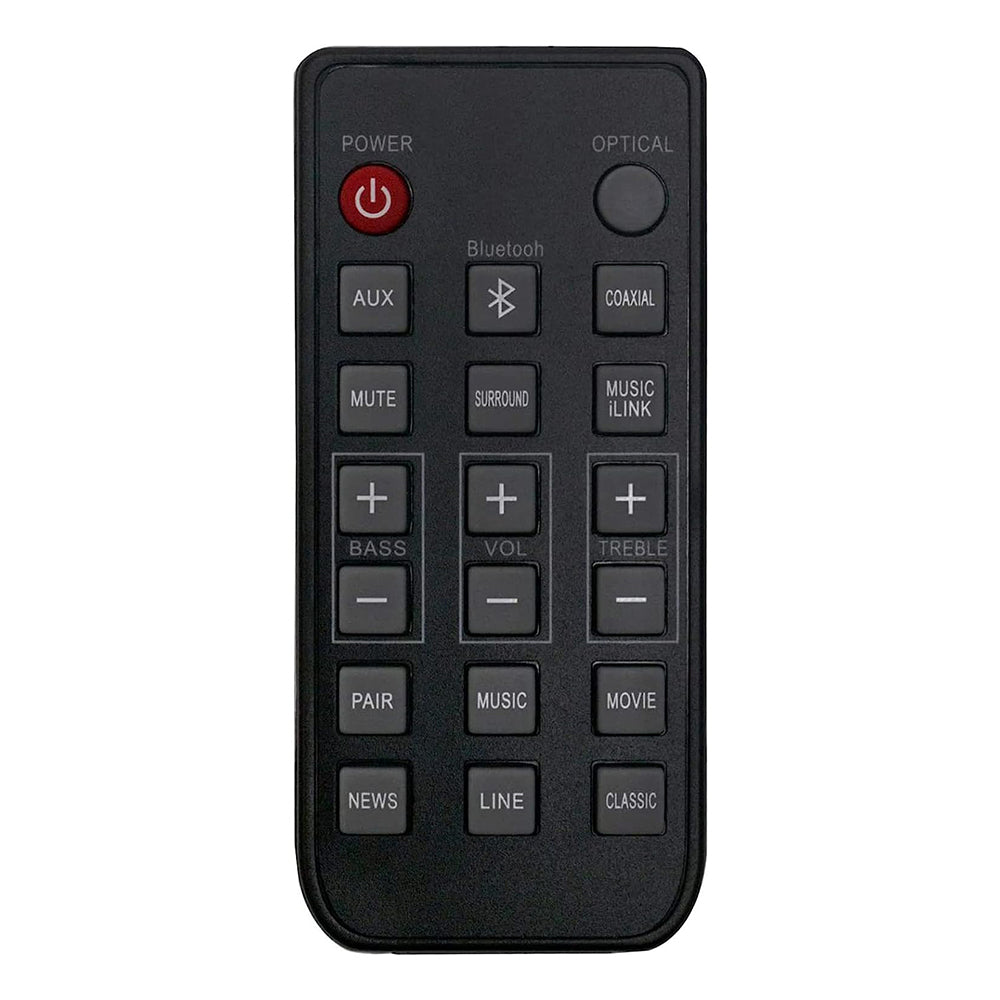 CSS2123 CSS2133 CSS2123B Remote Control Replacement for Philips Soundbar