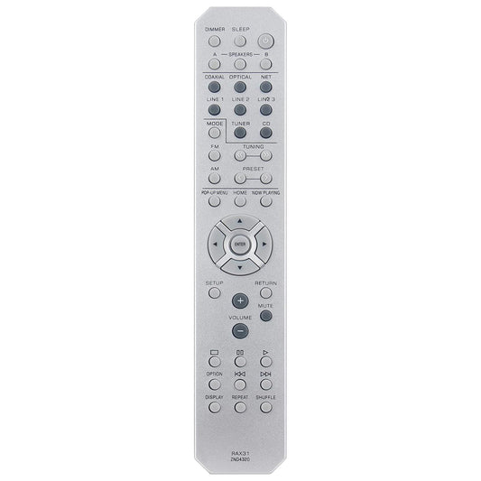 RAX31 ZN04320 Remote Control Replacement for Yamaha Network Stereo Receiver