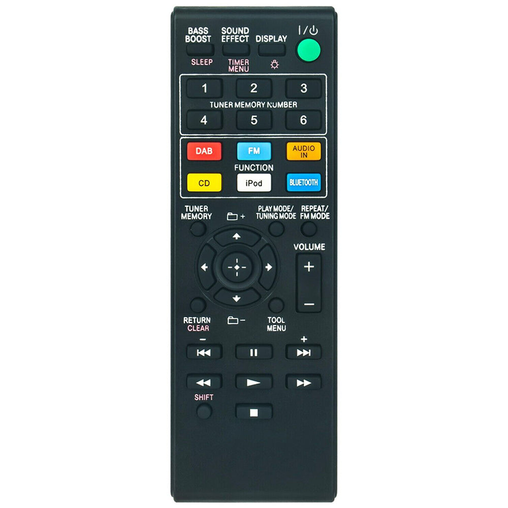 RM-AMU145 Remote Control Replacement for Sony Micro System CMT-V75BTiP