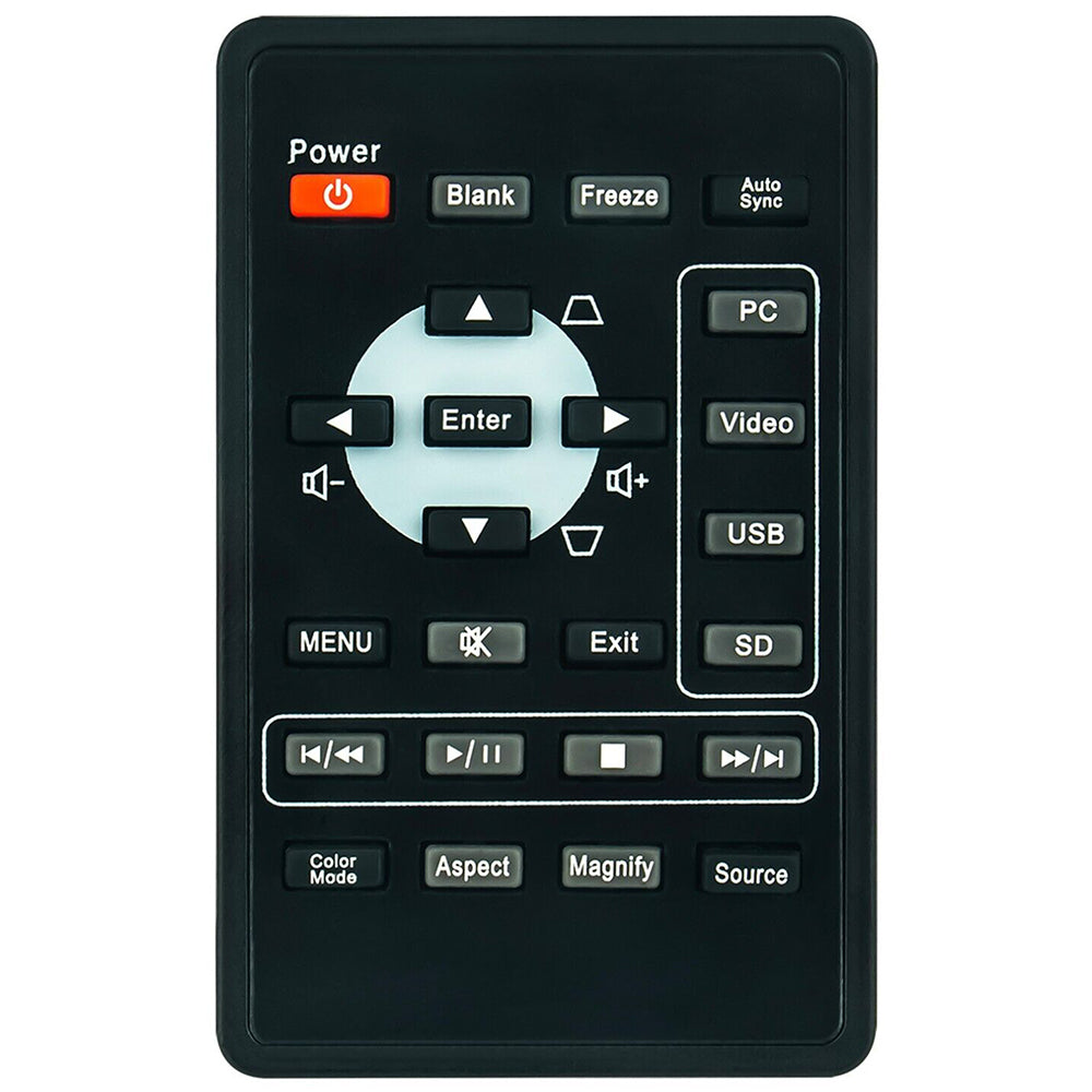 PLED-W200LED Remote Control Replacement for Viewsonic Projector PJD5112