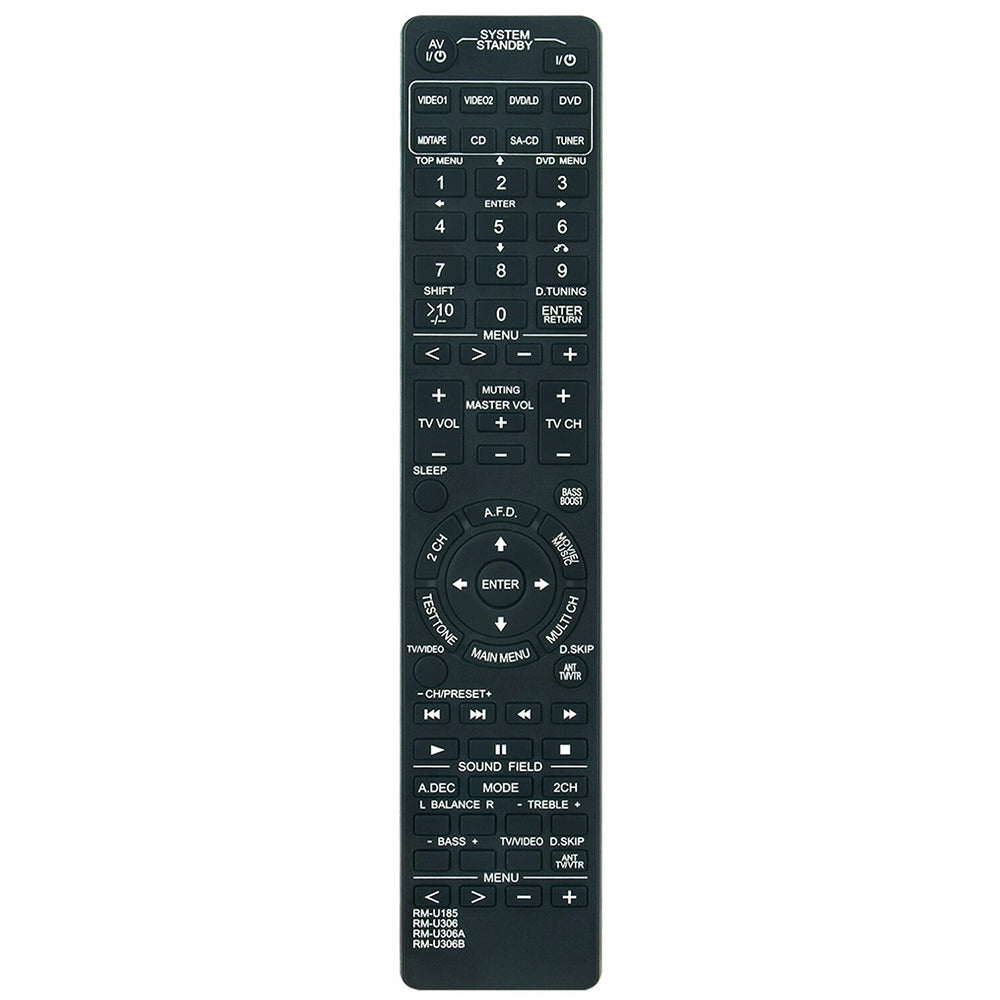 RM-U185 RM-U306 Remote Control Replacement for Sony AV System RM-U306A