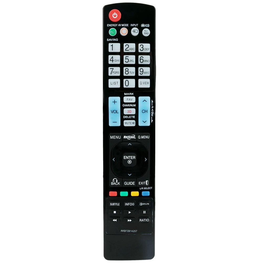 AKB72914257 Remote Control Replacement for LG TV 47LD650 50PV400