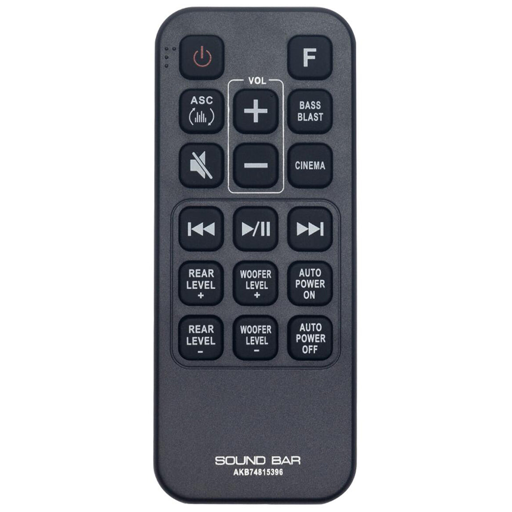 AKB74815396 Remote Control Replacement for LG Sound Bar SJ4R SJ4Y SJ4Y-S LASC58R