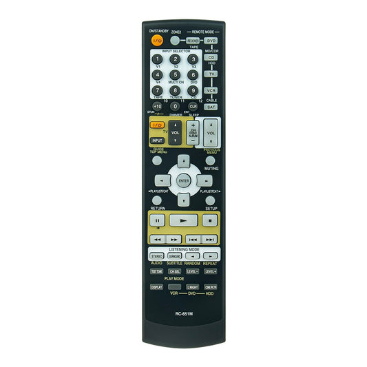 RC-651M Remote Control Replacement for Onkyo Receiver TX-SR674E TX-SR8460