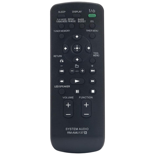 RM-AMU137 Remote Control Replacement for Sony Home Audio Docking System