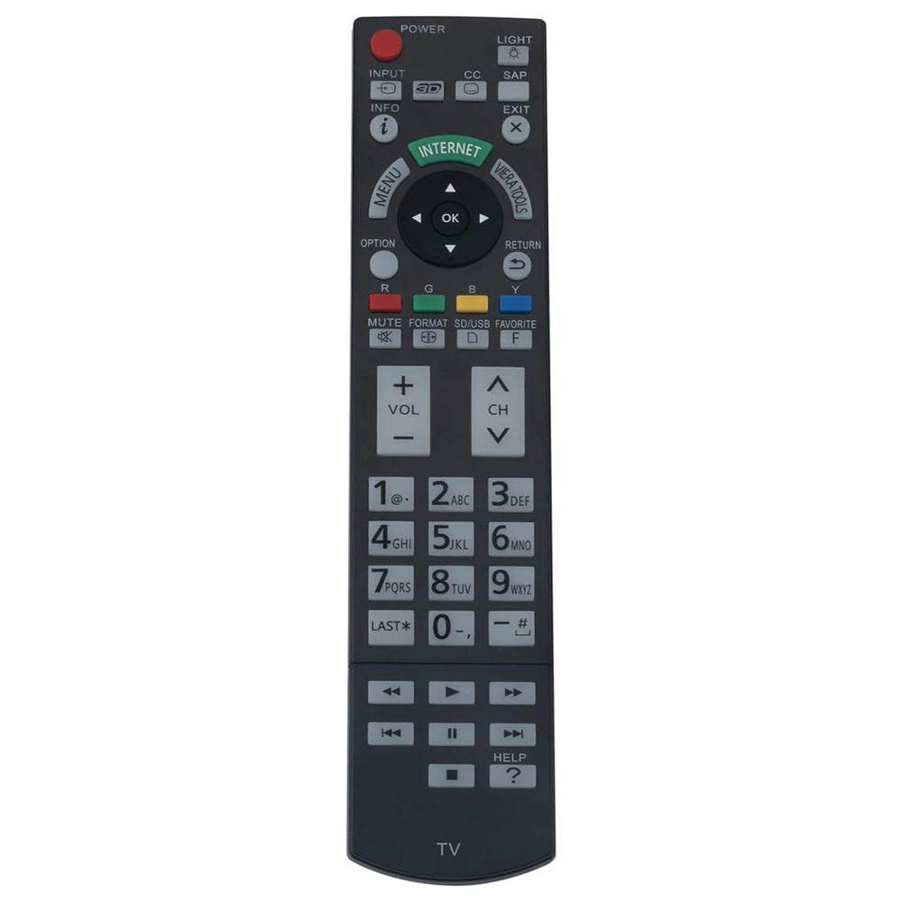 N2QAYB000703 Remote Control Replacement for Panasonic TV TC-L42ET5