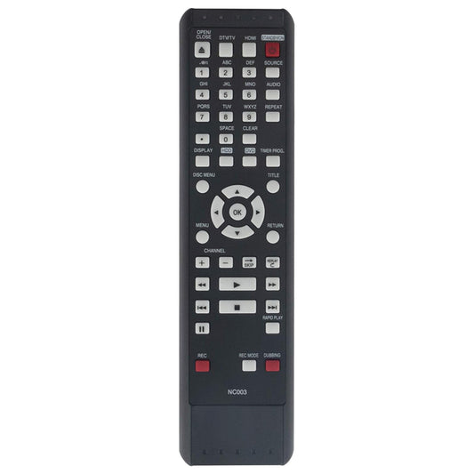 NC003 NC003UH Remote Control Replacement for Magnavox HDD DVD Recorder