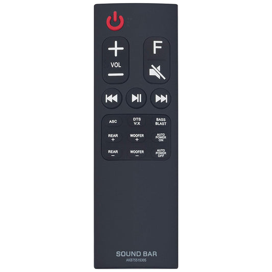 AKB75515305 Remote Control Replacement for LG Sound Bar SK5R SK5Y SJ4R SK8Y