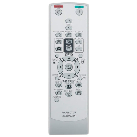 GA818WJSA Remote Control Replacement for Sharp Projector XR-50S
