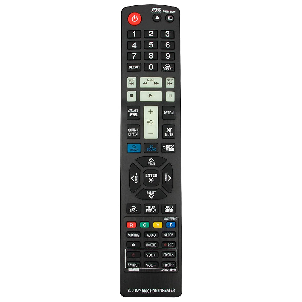 AKB73635402 Remote Control Replacement for LG DVD Home Theater