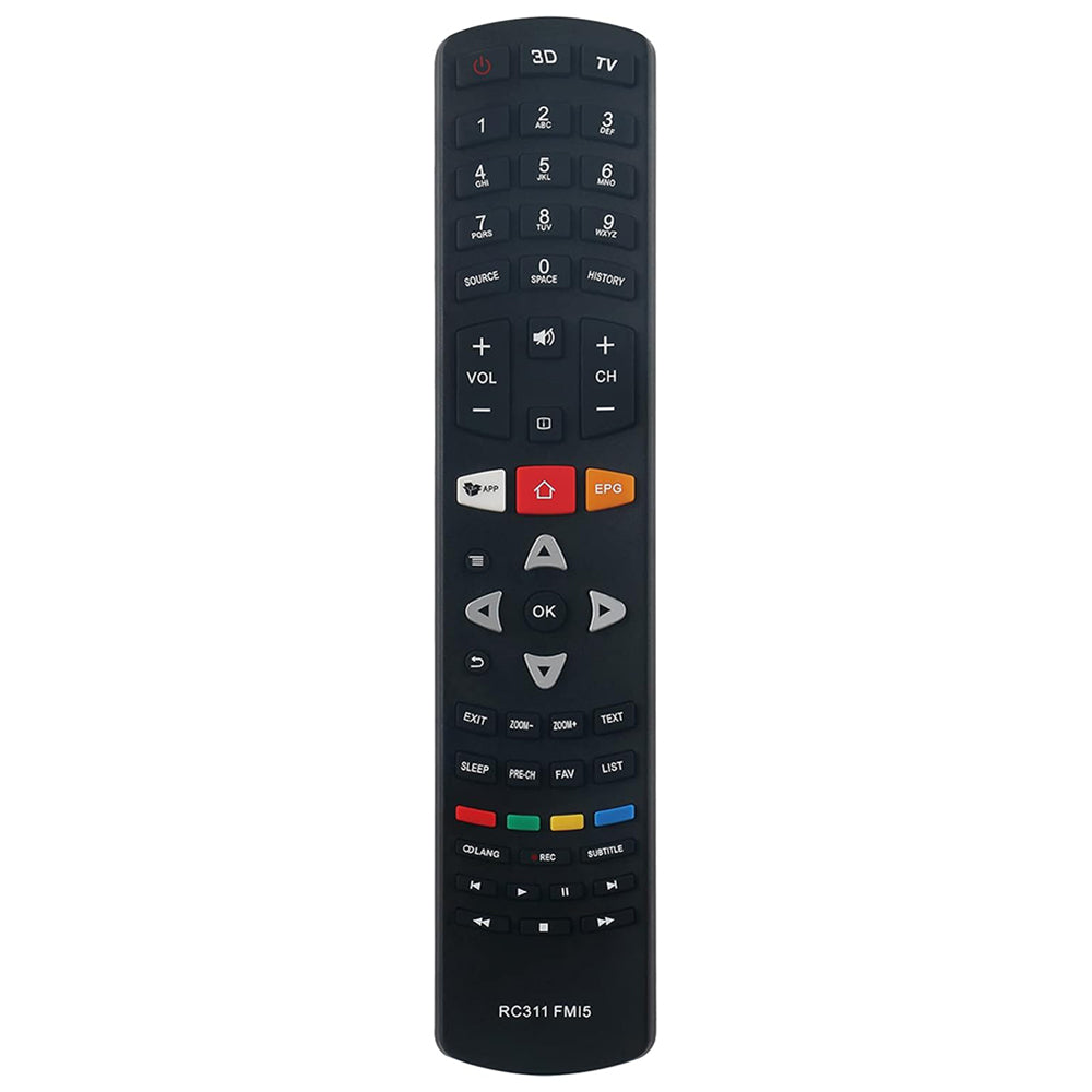 RC311 FMI5 Remote Control Replacement for TCL 4K LED LCD Smart TV ...
