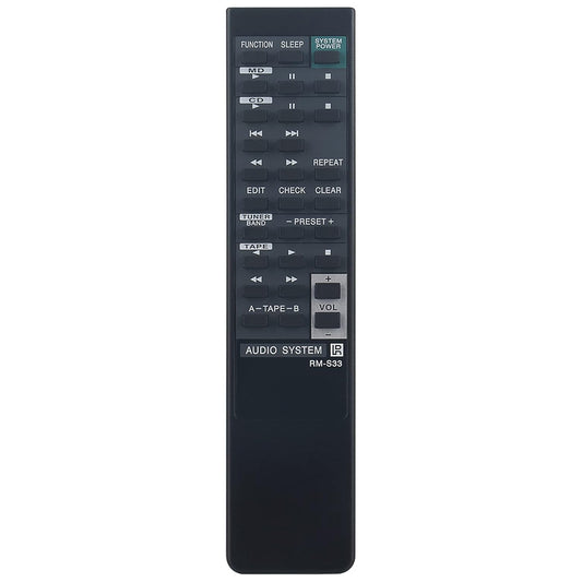 RM-S33 Remote Control Replacement for Sony Mini Hifi System HCDH801 MHC-701