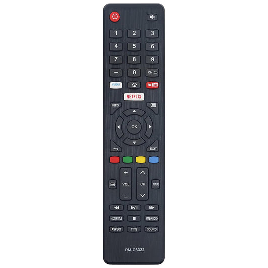 RM-C3322 Remote Control Replacement for JVC Smart TV LT-58MA887 LT-65MA877