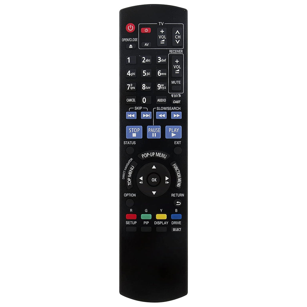 N2QAYB000510 Remote Control Replacement for Panasonic Blu-ray Disc Player