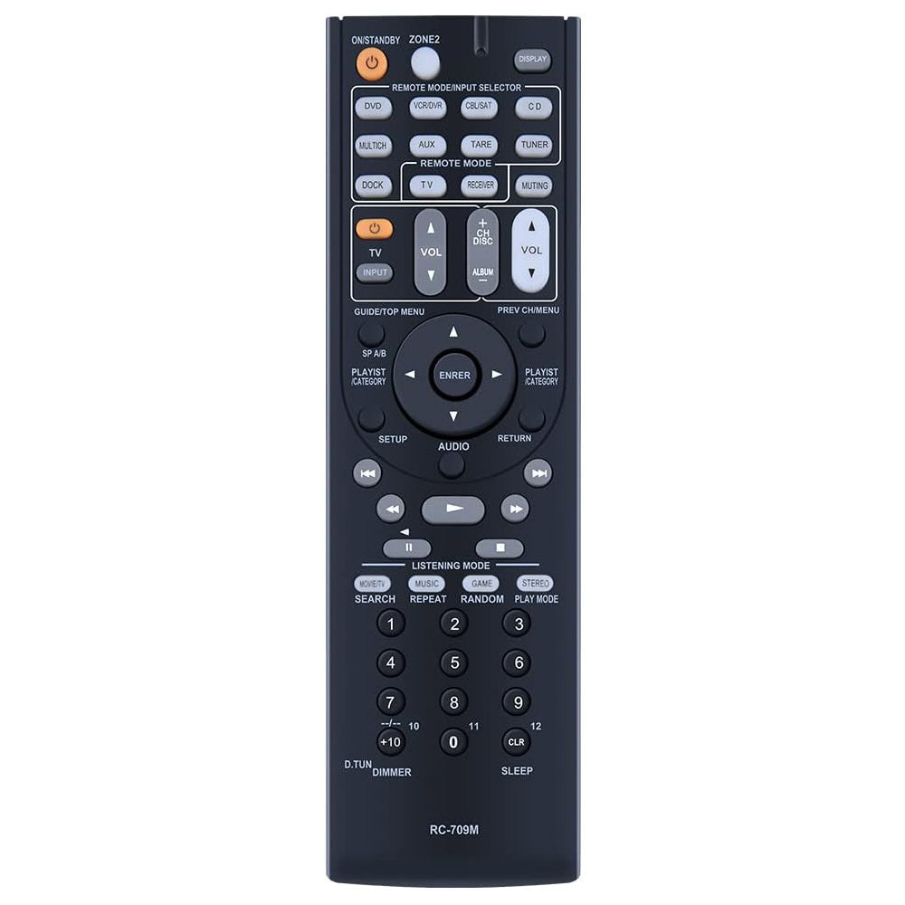 RC-709M Remote Control Replacement for Onkyo AV Receiver TX-SR507 TX-SR606