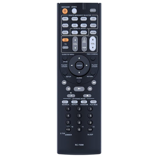 RC-709M Remote Control Replacement for Onkyo AV Receiver TX-SR507 TX-SR606