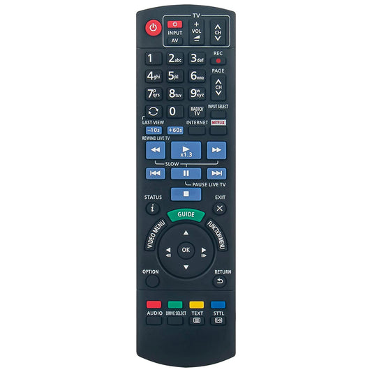 N2QAYB001113 Remote Control Replacement for Panasonic Blu-ray Disc Recorder