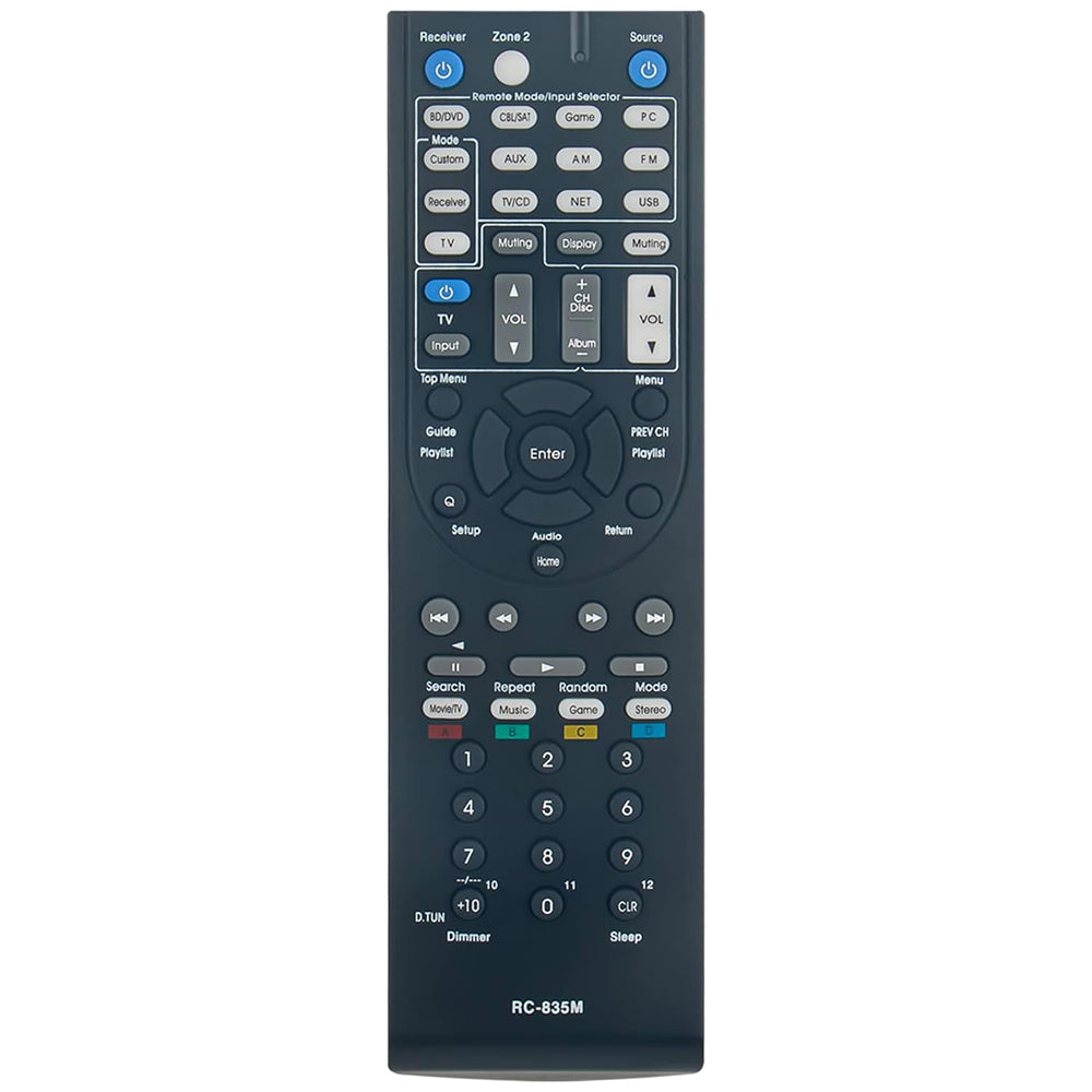 RC-835M Remote Control Replacement for Onkyo Integra AV Receiver DTR-20.4