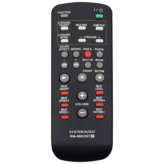 RM-AMU007 Remote Control Replacement for Sony System Audio FST-ZUX9 SS-ZUX9