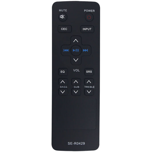 SE-R0429 Remote Control Replacement for Most Toshiba Soundbar SBX4250