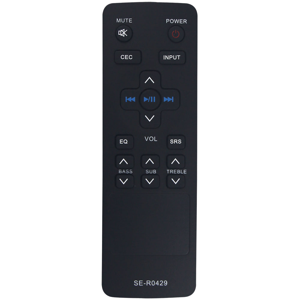 SE-R0429 Remote Control Replacement for Most Toshiba Soundbar SBX4250