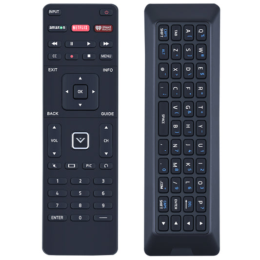 XRT500 Qwerty Remote Control Replacement for vizio HDTV M322I-B1
